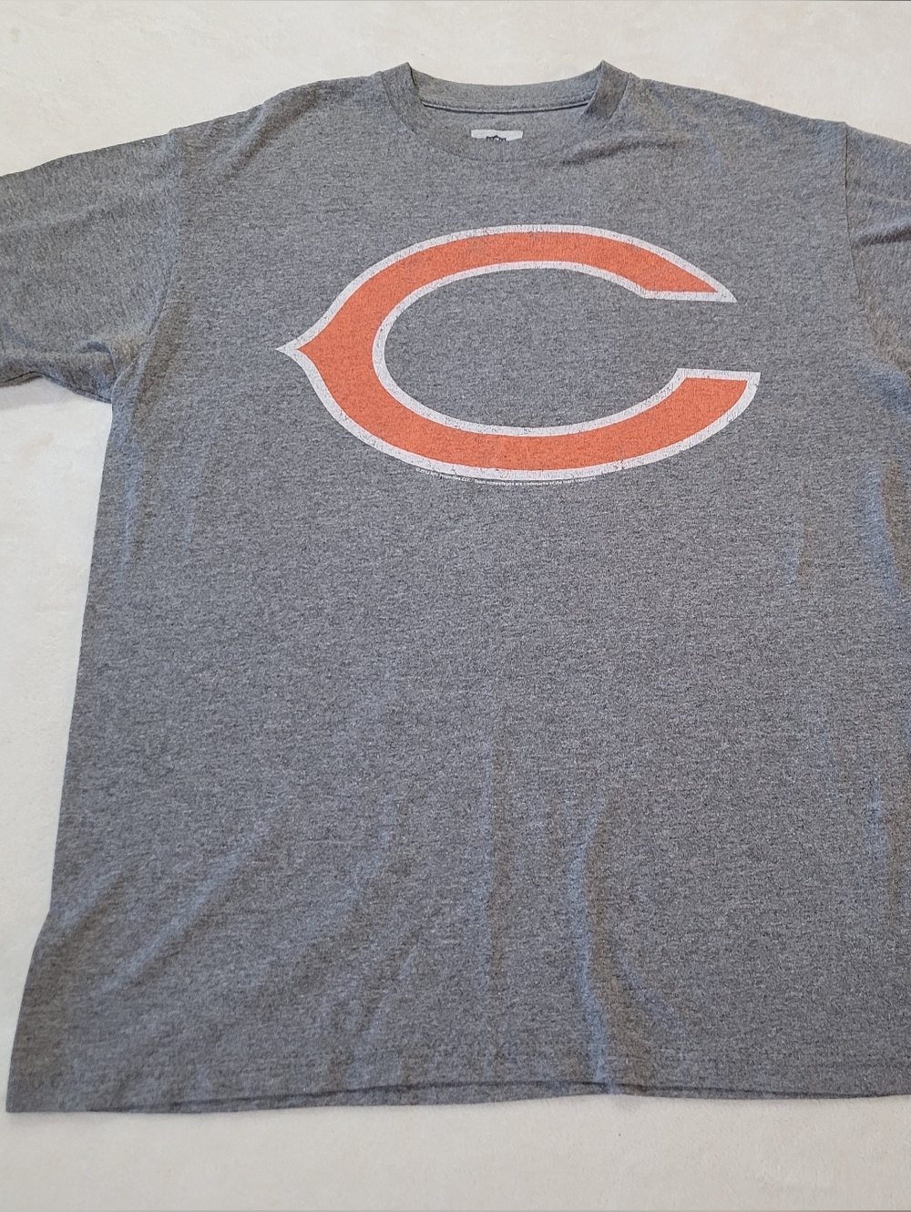 NFL Team Apparel Men's Chicago Bears Gray Tshirt Size M